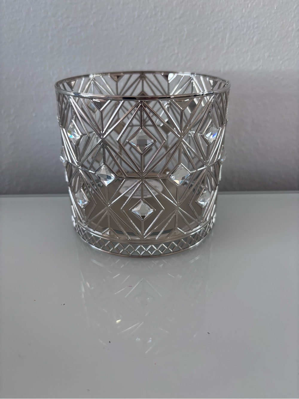 Bath & Body Works Diamond Bling 3-Wick Candle Holder